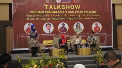 70 Perguruan Tinggi di Sulsel Ikuti Talkshow Pencegahan Kekerasan Seksual