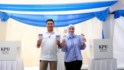 Bupati Gowa Apresiasi Antusiasme Pemilih di TPS 004, Targetkan 83 Persen Partisipasi