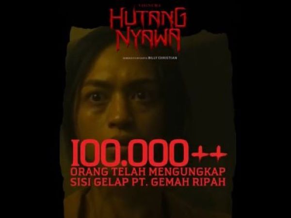 Hari Pertama Tayang, Film Horor Hutang Nyawa Raih 100.000 Penonton