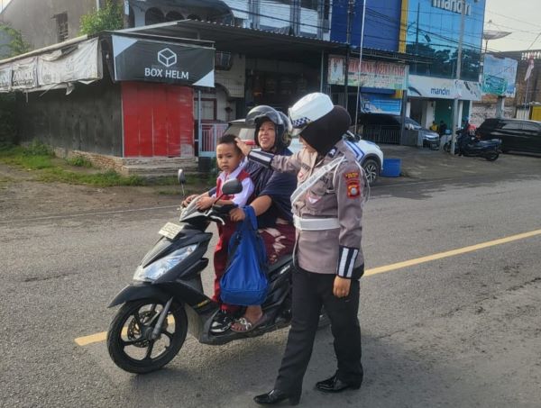 Jaga Ketertiban Jalan Raya, Satlantas Sinjai Sebar Personel di Titik Rawan