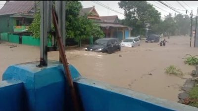 Akibat Meluapnya Sungai Kanawayya, Sejumlah Ruas Jalan di Jeneponto Banjir