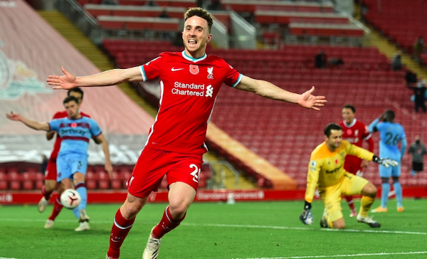 Liverpool Tahan Imbang Fulham 2-2, Diogo Jota Jadi Penyelamat!