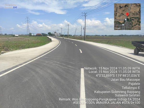 Pemprov Sulsel Rekonstruksi Jalan Batas Soppeng-Pangkajene Sepanjang 2,9 Km