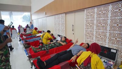 Semarak HUT ke-67, Pertamina Sulawesi Gelar Donor Darah dan VCT HIV/AIDS