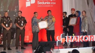 KPK Award, Kapolda Sulsel Diganjar Penghargaan Penegakan Hukum Tindak Pidana Korupsi