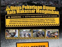 Hadapi Cuaca Ekstrem, Dinas PU Makassar Minta Warga Laporkan Drainase Tersumbat