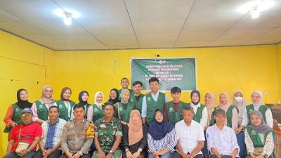 KKN UIM Desa Ompo Soppeng Gelar Seminar Proker, Dorong Penguatan Literasi dan Lingkungan