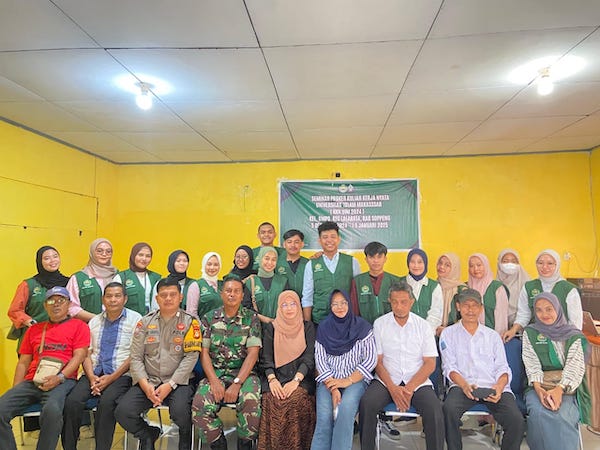 KKN UIM Desa Ompo Soppeng Gelar Seminar Proker, Dorong Penguatan Literasi dan Lingkungan