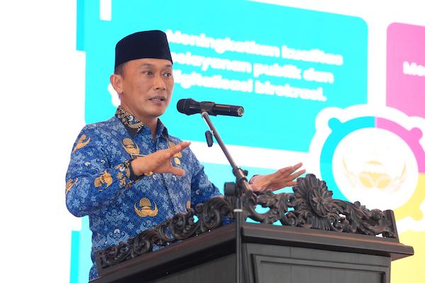 Sabet Predikat Tertinggi Keterbukaan Informasi, Pj Gubernur Sulsel Apresiasi PPID Seluruh OPD