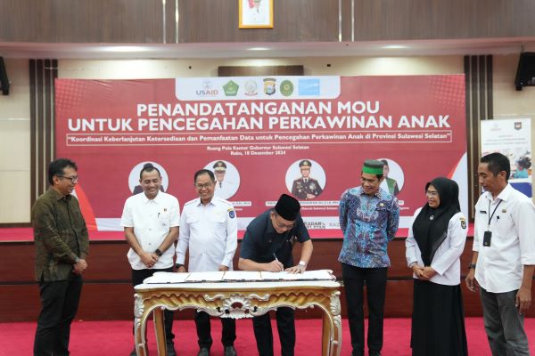 Sulsel Fokus Cegah Perkawinan Anak