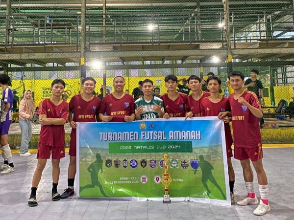 UKM Sport Unifa Raih Juara 3 Turnamen Futsal Antar Mahasiswa