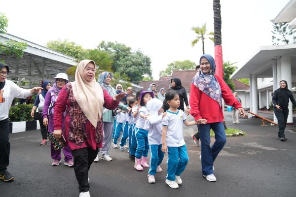 Puluhan Anak PAUD Antusias Ikuti Aktivitas Minggu Ceria Bersama Pj Gubernur Sulsel