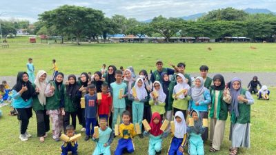 Program Pendampingan Sekolah, KKN UIM Gelar Porseni Antar Kelas di SDN 25 Madello