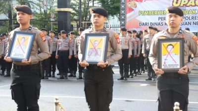 Tegakkan Disiplin, 3 Personil Polrestabes Makassar Dipecat Secara Tidak Hormat