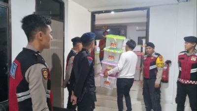 Polrestabes Makassar Kawal Ketat Hasil Rekapitulasi Suara ke KPU