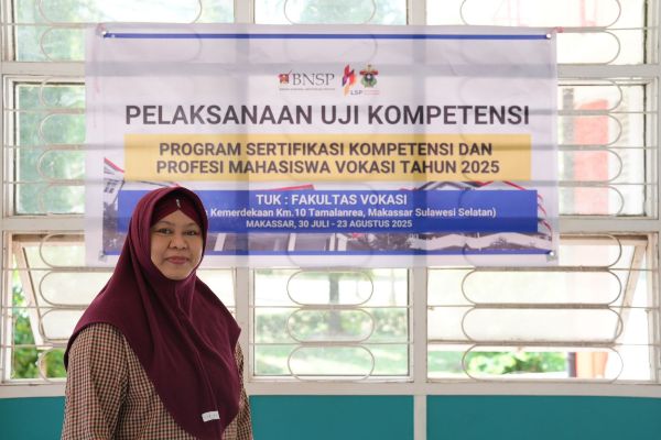 Fakultas Vokasi dan LSP Unhas Gelar Sertifikasi dan Uji Kompetensi untuk Mahasiswa
