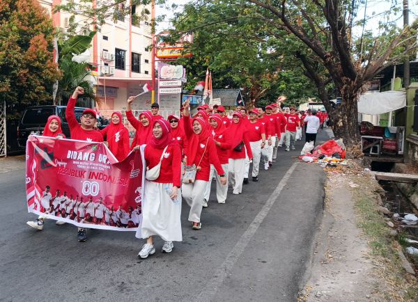 Kemenag Sulsel Gelar Jalan Sehat Kerukunan Warnai HUT ke-80 RI