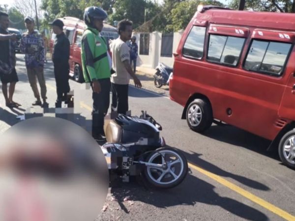 Pemotor di Jeneponto Tewas Usai Tabrak Mobil dan Terlindas Truk