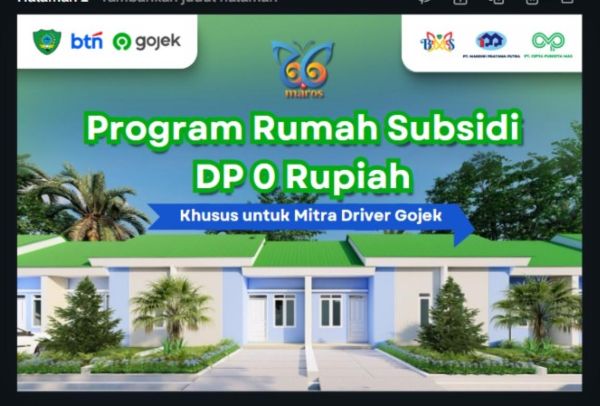 Pemkab Maros Resmi Luncurkan Program Rumah Subsidi Tanpa Uang Muka Bagi Mitra Gojek