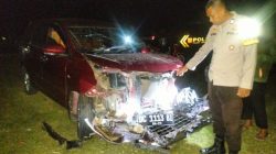 Diduga Salah Jalur, Minibus Tabrak Motor di Sendana Majene