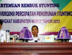 Rembuk Stunting Kabupaten Maros 2023 Ajang Evaluasi
