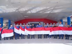 Peluncuran Gerakan 10 juta Bendera Merah Putih Tingkat Kabupaten Maros