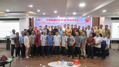 PDAM Makassar Rayakan Natal, Kobarkan Semangat Pengabdian