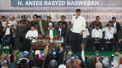 Pesan JK saat Anies Kunjungi Pesantren DDI Mangkoso Barru