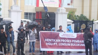Geruduk BPN Sulsel, GRAMT Minta Pertemuan Penyelesaian Konflik PT. Lonsum