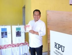 Gunakan Hak Pilih, Pj Bupati Jeneponto Nyoblos di TPS 01 Binamu