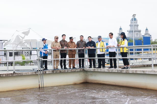 Jokowi: IPAL Losari Bisa Atasi Pencemaran Lingkungan di Makassar
