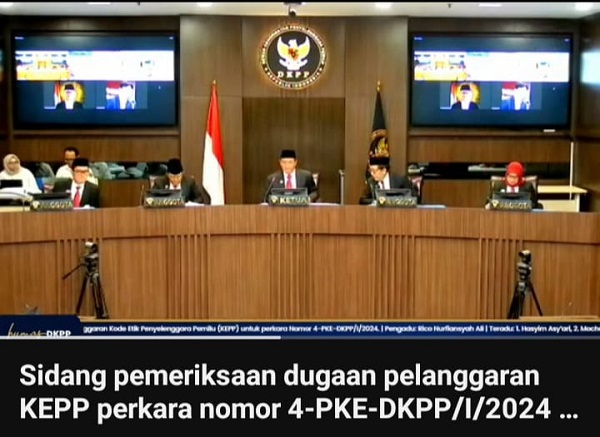 DKPP Sidang Dugaan Kebocoran Data DPT KPU RI