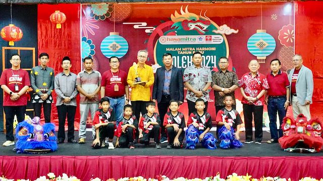 Perayaan Imlek, Bank Hasamitra Bulukumba Gelar Malam Mitra Harmoni