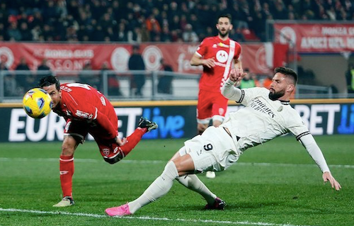 Monza Menang 4-2 Atas AC Milan