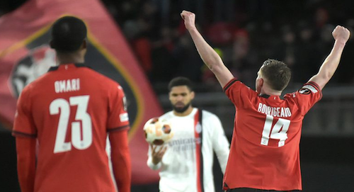Rennes Menang 3-2 Atas AC Milan
