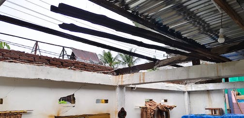 Angin Puting Beliung Rusak Rumah Warga, Kerugian Ditaksir Rp 228 Juta