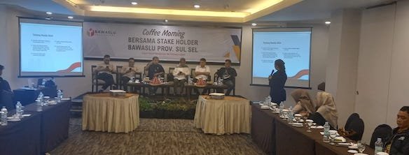 Coffee Morning Bawaslu Sulsel Bahas Netralitas ASN-Pemilih Siluman