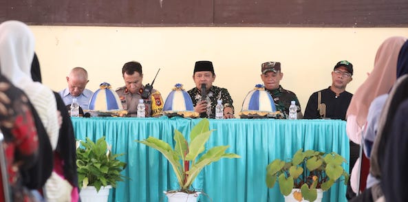 Pj Bupati Bantaeng Pantau Kesiapan Pemilu di Kecamatan Ulu Ere