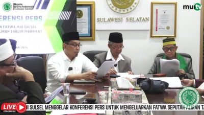 MUI Sulsel Keluarkan Fatwa Aliran Taklim Makrifat Sesat dan Menyesatkan