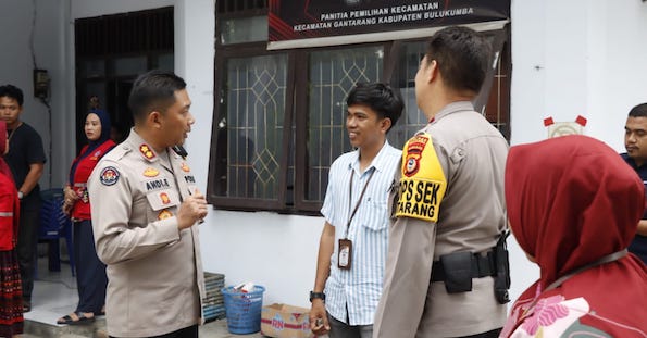 Kapolres Bulukumba Kunjungi PPK Gantarang, Pastikan Situasi Kondusif