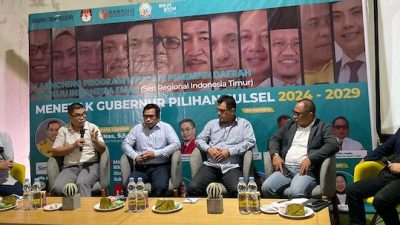 12 Tokoh Muncul dalam Diskusi Menebak Gubernur Pilihan Sulsel 2024