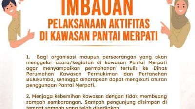 Berikut Imbauan Pemerintah Terkait Pelaksanaan Aktivitas di Kawasan Pantai Merpati