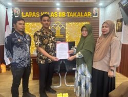 Cegah Penularan TB, Lapas Takalar Teken PKS Dengan Puskesmas Pattallassang