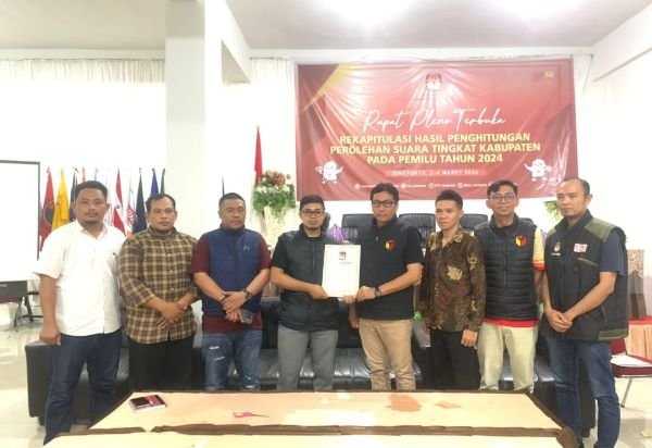 KPU Jeneponto Resmi Rampungkan Proses Rekapitulasi Tingkat Kabupaten
