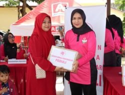 Sambut HUT-44, Yayasan Kemala Bhayangkari Jeneponto Gelar Pasar Murah