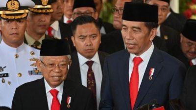 Jokowi Tunjuk Ma’ruf Amin Jadi Plt Presiden
