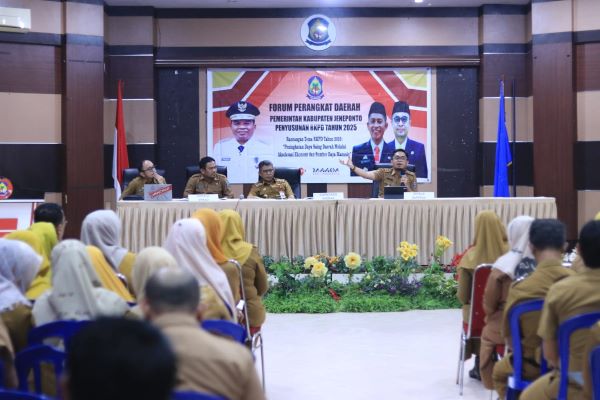 Kolaborasi Berbagai Gagasan, Pemkab Jeneponto Gelar Forum Renja 2025
