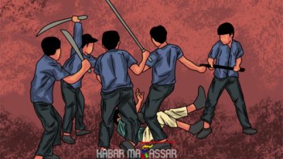 5 Pria Keroyok dan Tikam Pemuda Hingga Tewas di Makassar