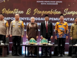 Ketua DPRD Makassar Hadiri Pelantikan Anggota KPPS