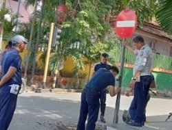 One Way Mulai Diterapkan di Jalan Serikaya